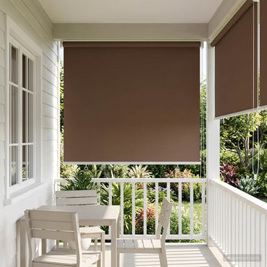 Buitenrolgordijn UV-bescherming Taupe 105 x 140 cm (B x H)