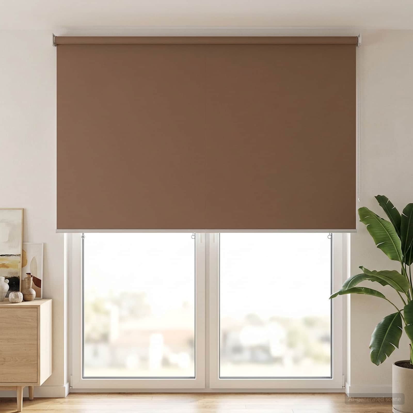 Buitenrolgordijn UV-bescherming Taupe 165 x 230 cm (B x H)