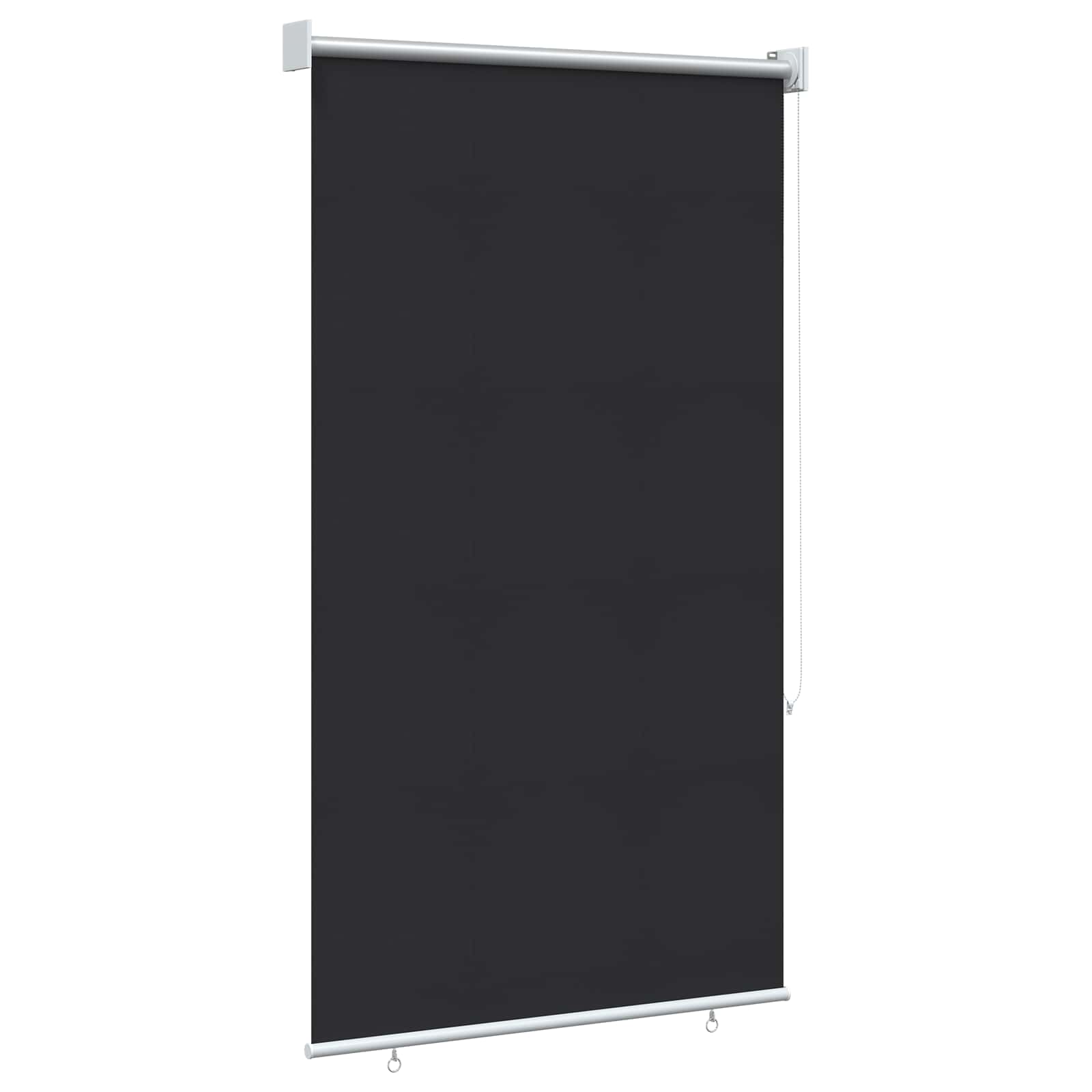 Buitenrolgordijn UV-bescherming Antracietkleurig Polyester