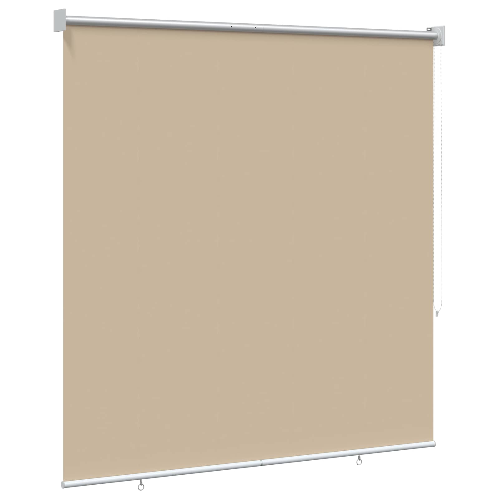 Buitenrolgordijn UV-bescherming Beige 125 x 140 cm (B x H)