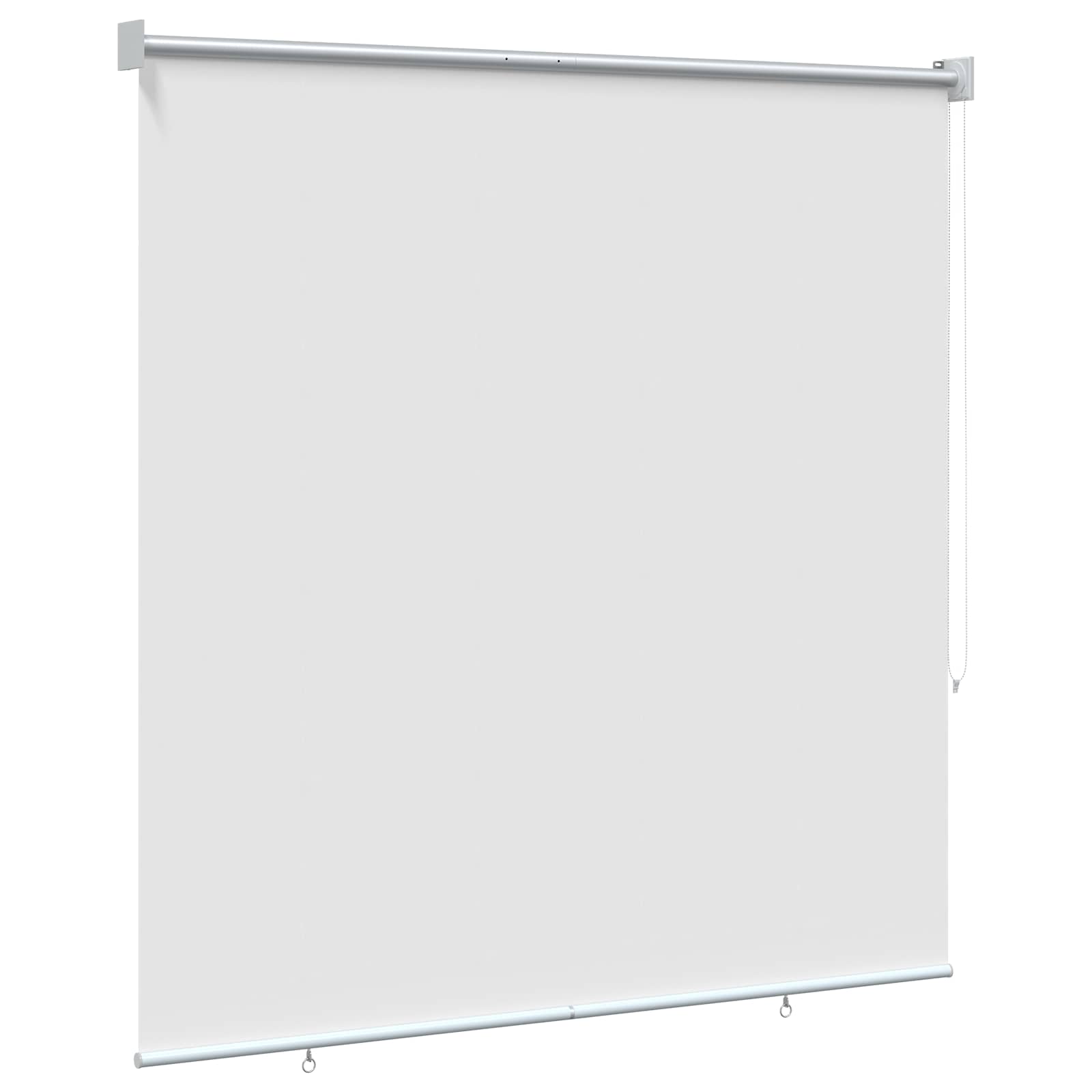Buitenrolgordijn UV-bescherming Wit 145 x 230 cm (B x H)