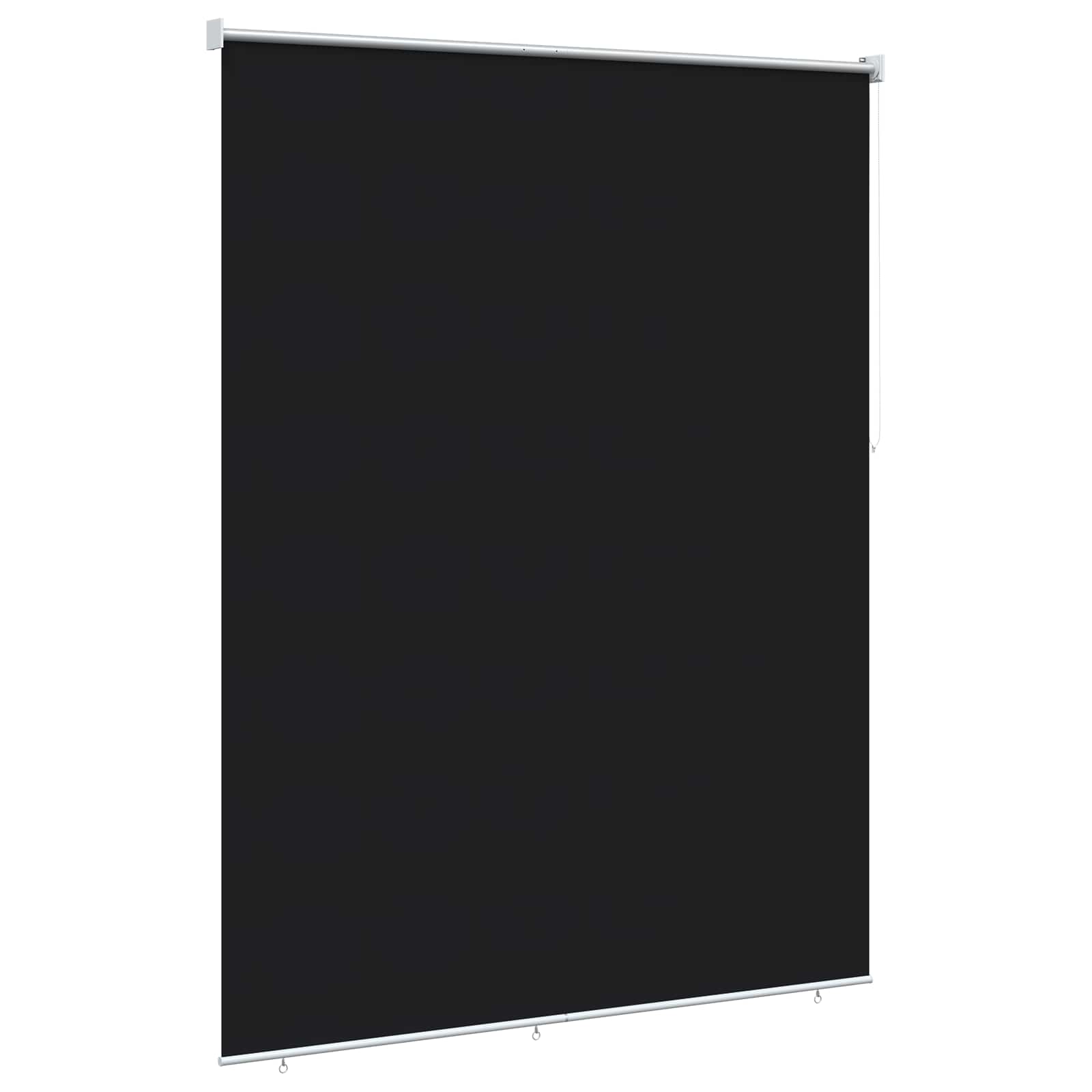 Buitenrolgordijn UV-bescherming Zwart 185 x 140 cm (B x H)