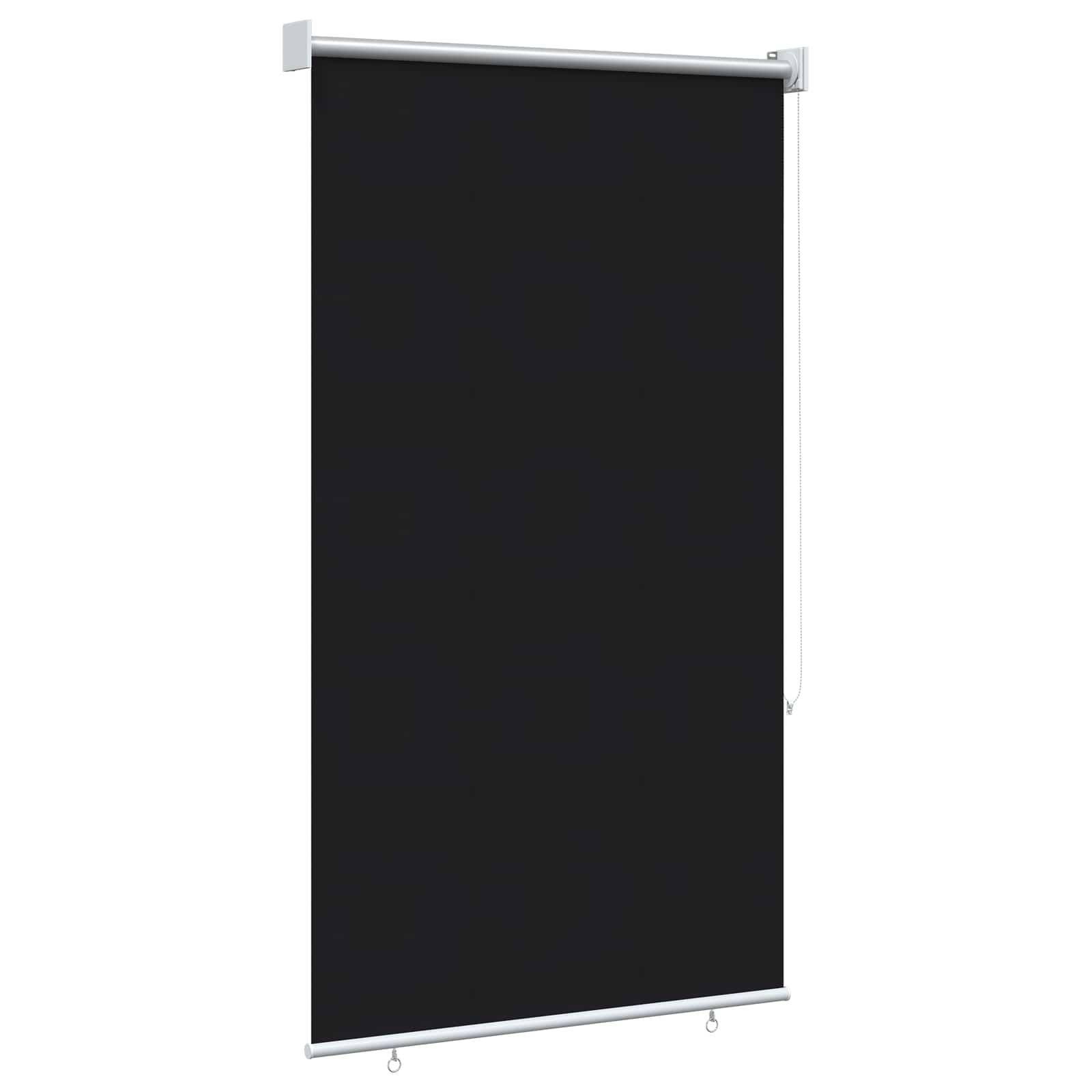 Buitenrolgordijn UV-bescherming Zwart 85 x 230 cm (B x H)
