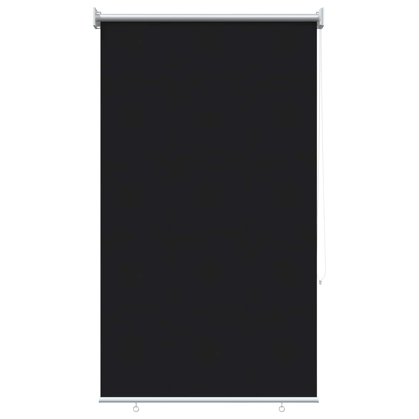 Buitenrolgordijn UV-bescherming Zwart 85 x 230 cm (B x H)