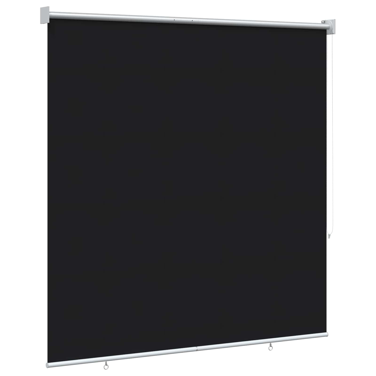 Buitenrolgordijn UV-bescherming Zwart 105 x 230 cm (B x H)