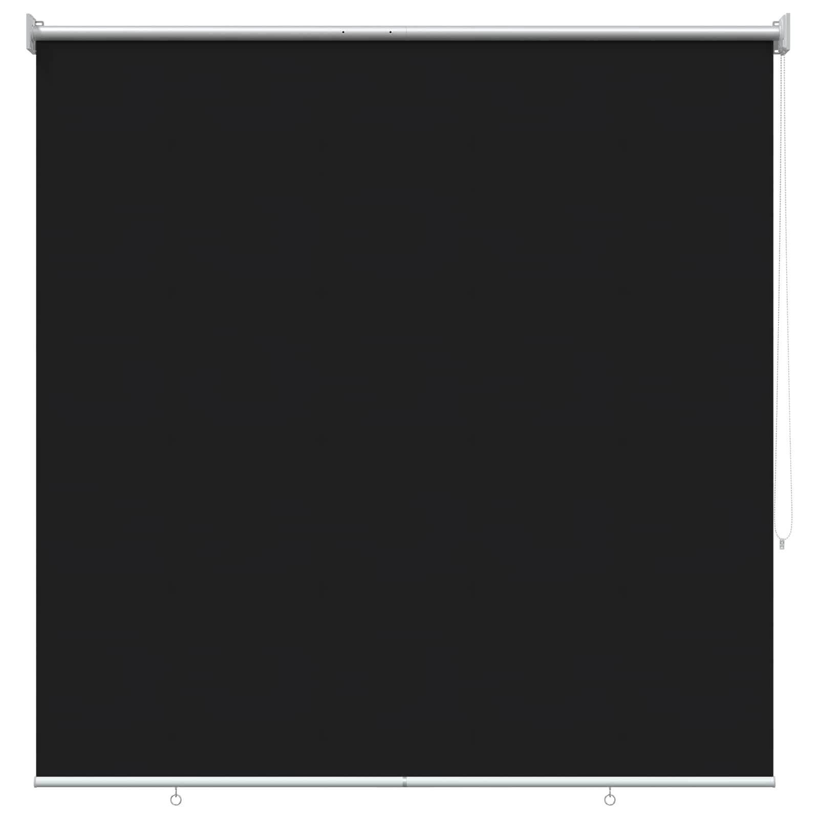Buitenrolgordijn UV-bescherming Zwart 105 x 230 cm (B x H)