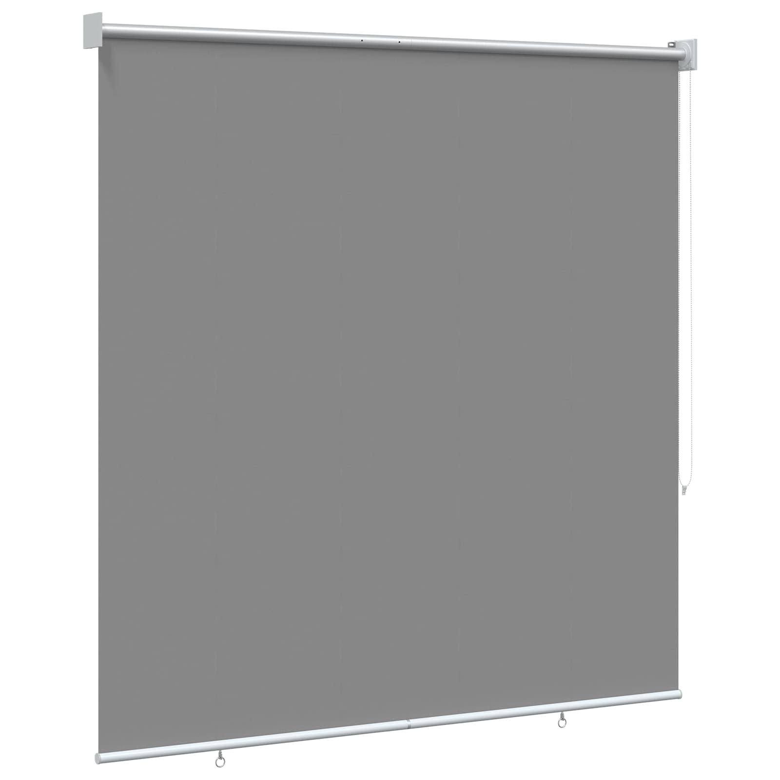 Buitenrolgordijn UV-bescherming Lichtgrijs 125 x 140 cm (B x H)