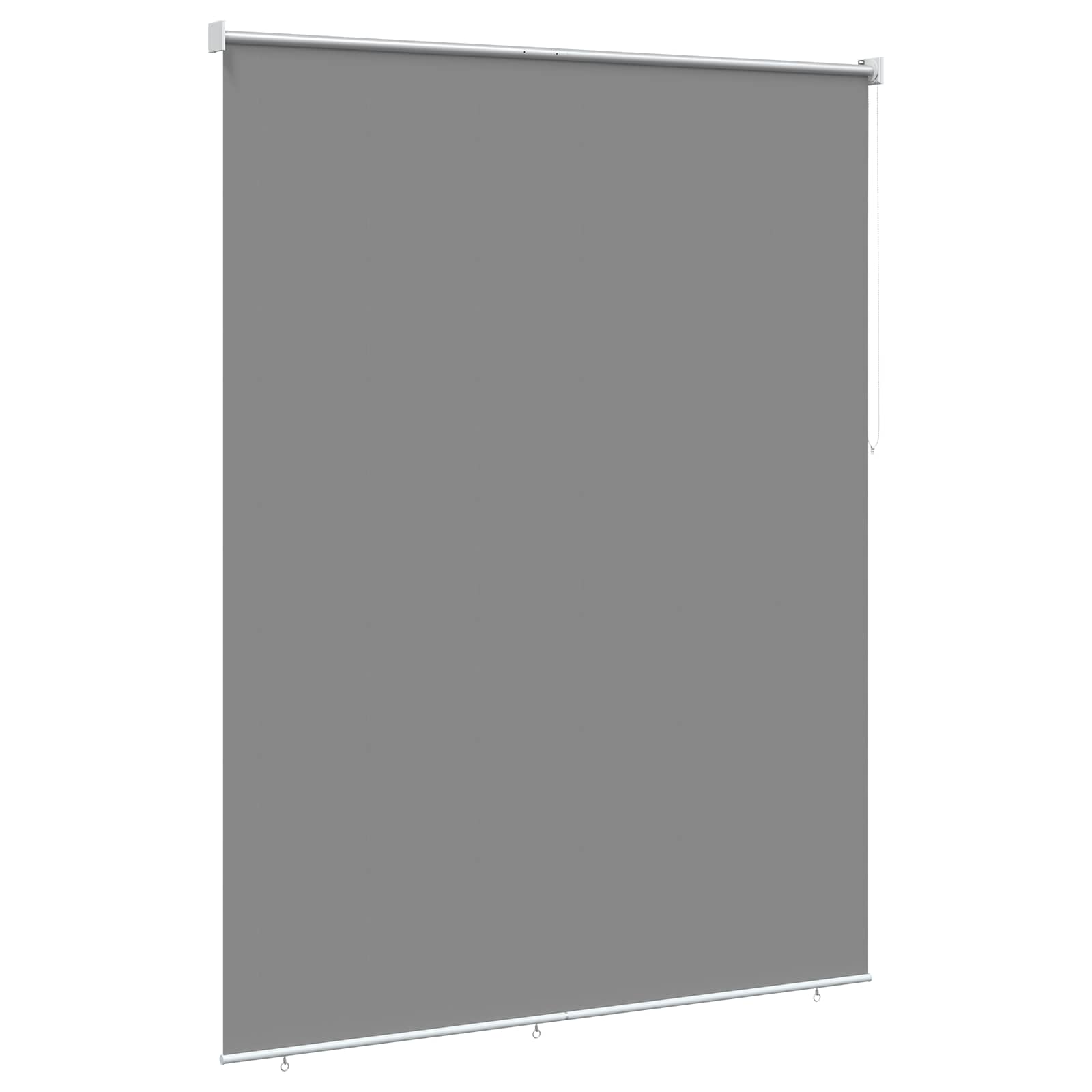 Buitenrolgordijn UV-bescherming Lichtgrijs 205 x 140 cm (B x H)