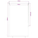 Buitenrolgordijn UV-bescherming Lichtgrijs 65 x 230 cm (B x H)