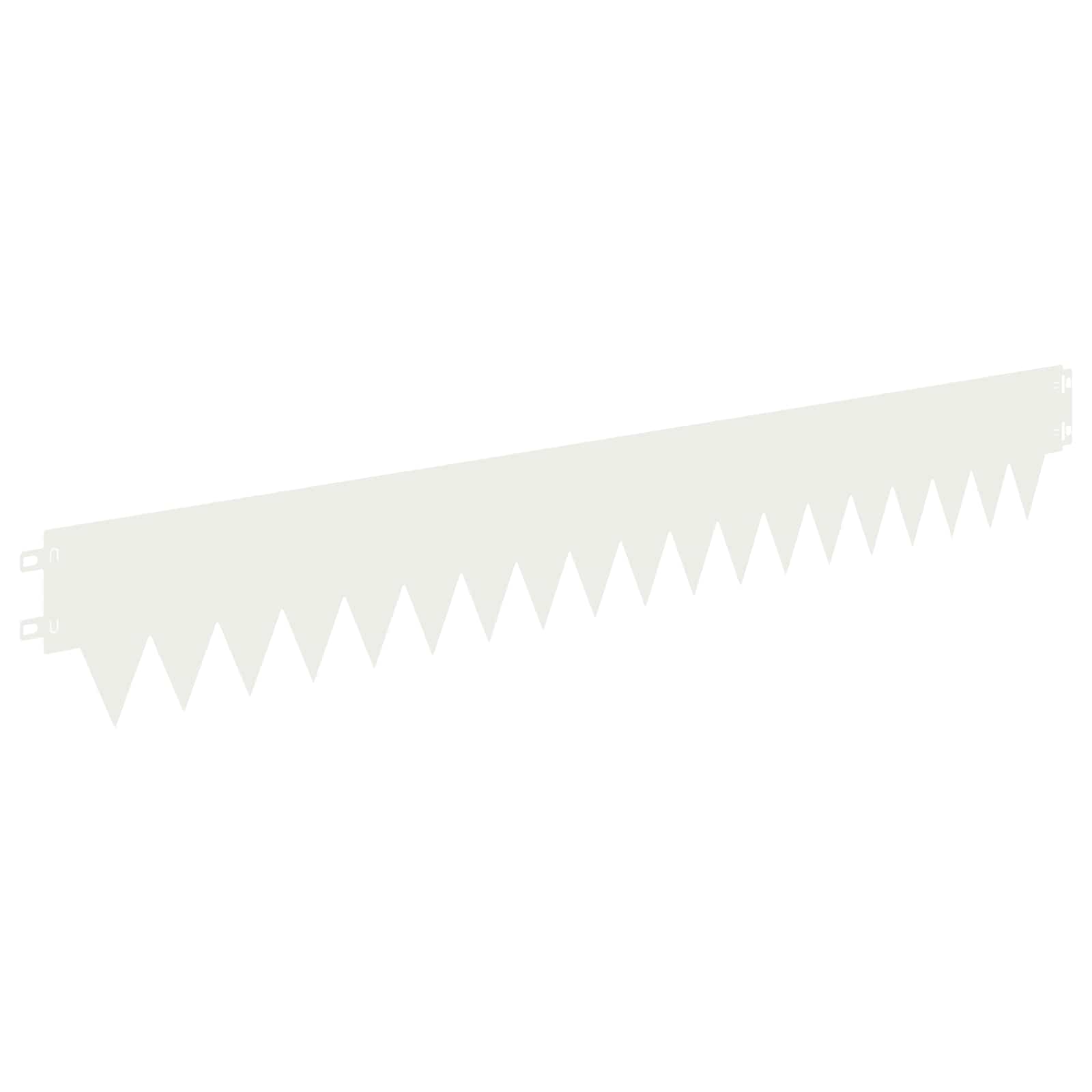 Tuinrand 20 st 103 x 15 cm metaal Wit