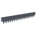 Tuinrand 20 st 103 x 15 cm metaal Antracietkleurig