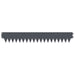Tuinrand 30 st 103 x 15 cm metaal Antracietkleurig