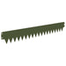 Tuinrand 10 st 103 x 15 cm metaal Olijfgroen