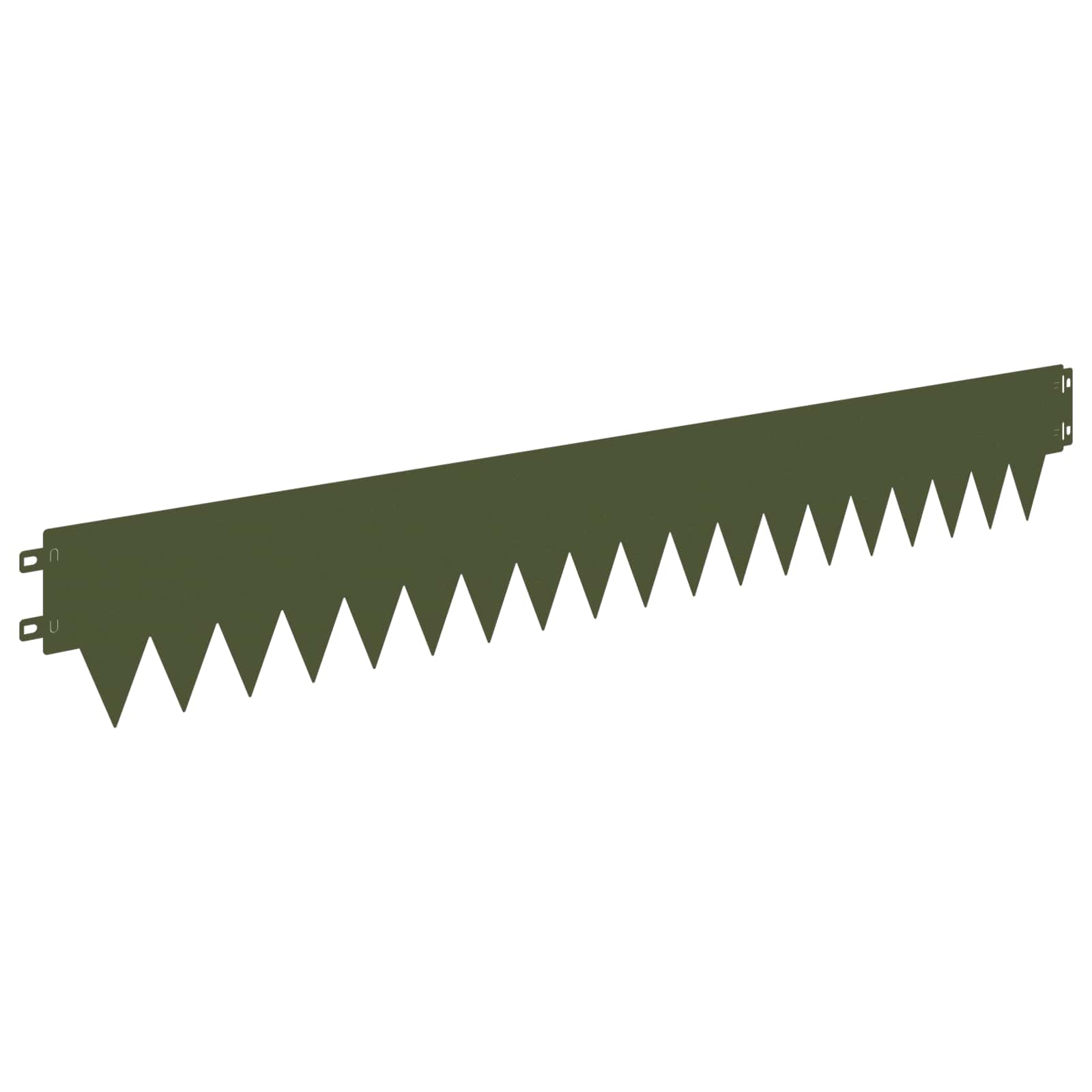 Tuinrand 20 st 103 x 15 cm metaal Olijfgroen