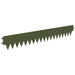 Tuinrand 20 st 103 x 15 cm metaal Olijfgroen