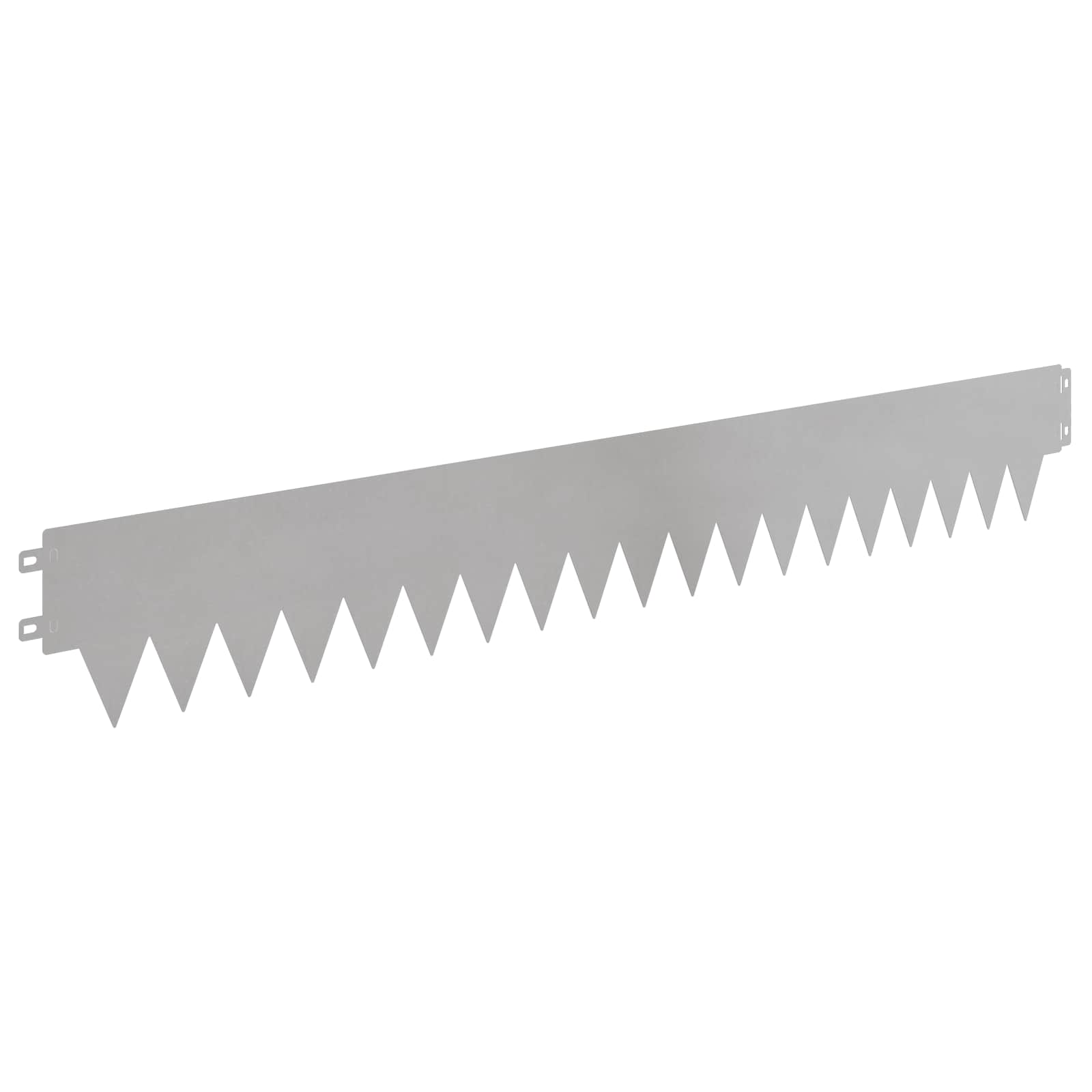 Tuinrand 10 st 103 x 15 cm metaal Zilverkleurig