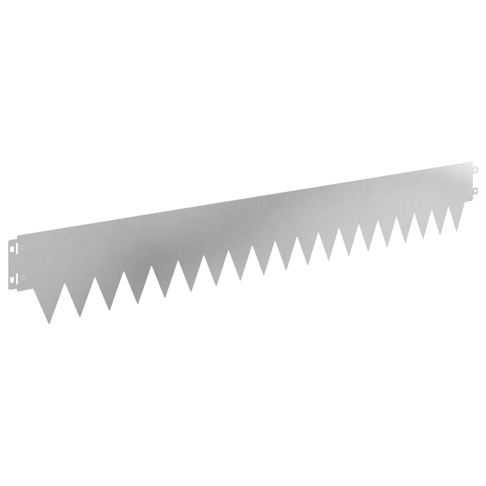 Tuinrand 50 st 103 x 15 cm metaal Zilverkleurig
