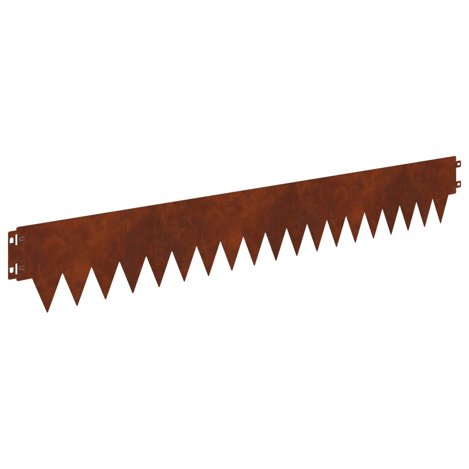 Tuinrand 10 st 103 x 15 cm metaal Roestig