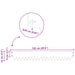 Tuinrand 10 st 103 x 15 cm metaal Roestig