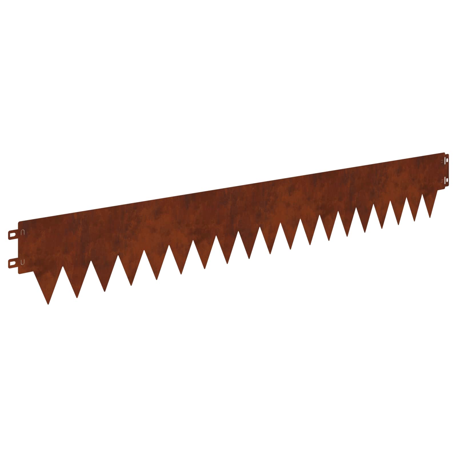 Tuinrand 50 st 103 x 15 cm metaal Roestig