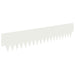 Tuinrand 30 st 103 x 20 cm metaal Wit