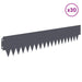 Tuinrand 30 st 103 x 20 cm metaal Antracietkleurig