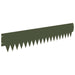 Tuinrand 20 st 103 x 20 cm metaal Olijfgroen