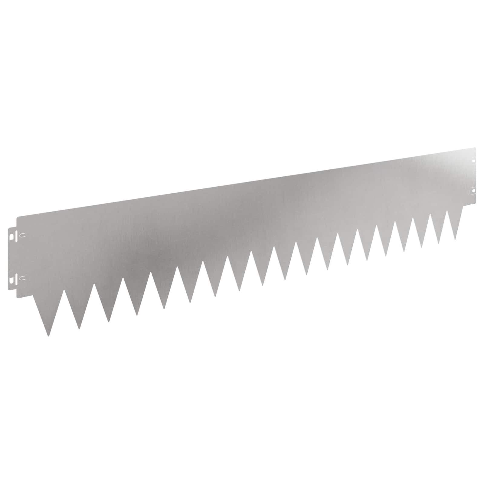 Tuinrand 20 st 103 x 20 cm metaal Zilverkleurig