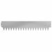 Tuinrand 20 st 103 x 20 cm metaal Zilverkleurig