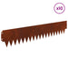 Tuinrand 10 st 103 x 20 cm metaal Roestig
