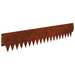 Tuinrand 20 st 103 x 20 cm metaal Roestig