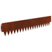 Tuinrand 30 st 103 x 20 cm metaal Roestig