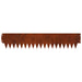 Tuinrand 30 st 103 x 20 cm metaal Roestig