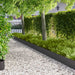 Tuinrand 20 st 103 x 25 cm metaal Zwart