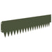 Tuinrand 20 st 103 x 25 cm metaal Olijfgroen