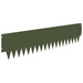Tuinrand 20 st 103 x 25 cm metaal Olijfgroen