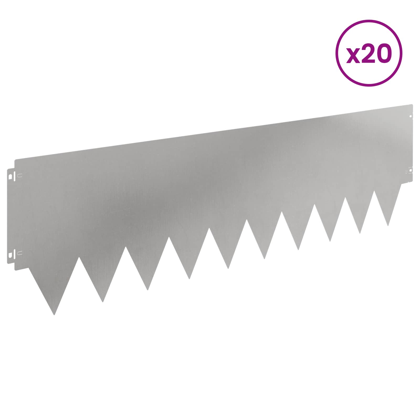 Tuinrand 20 st metaal
