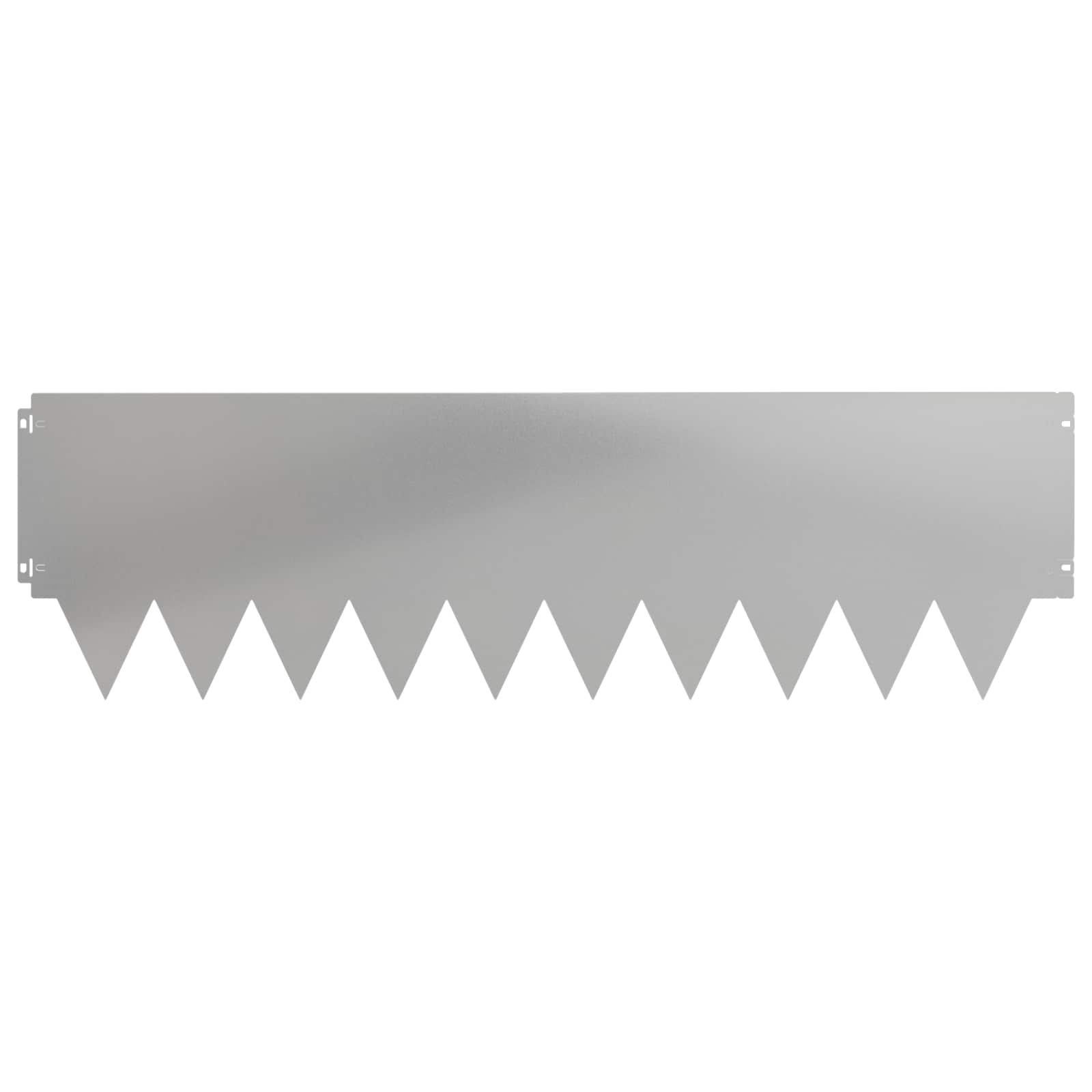 Tuinrand 20 st 103 x 30 cm metaal Zilverkleurig