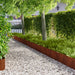Tuinrand 20 st 103 x 30 cm metaal Roestig
