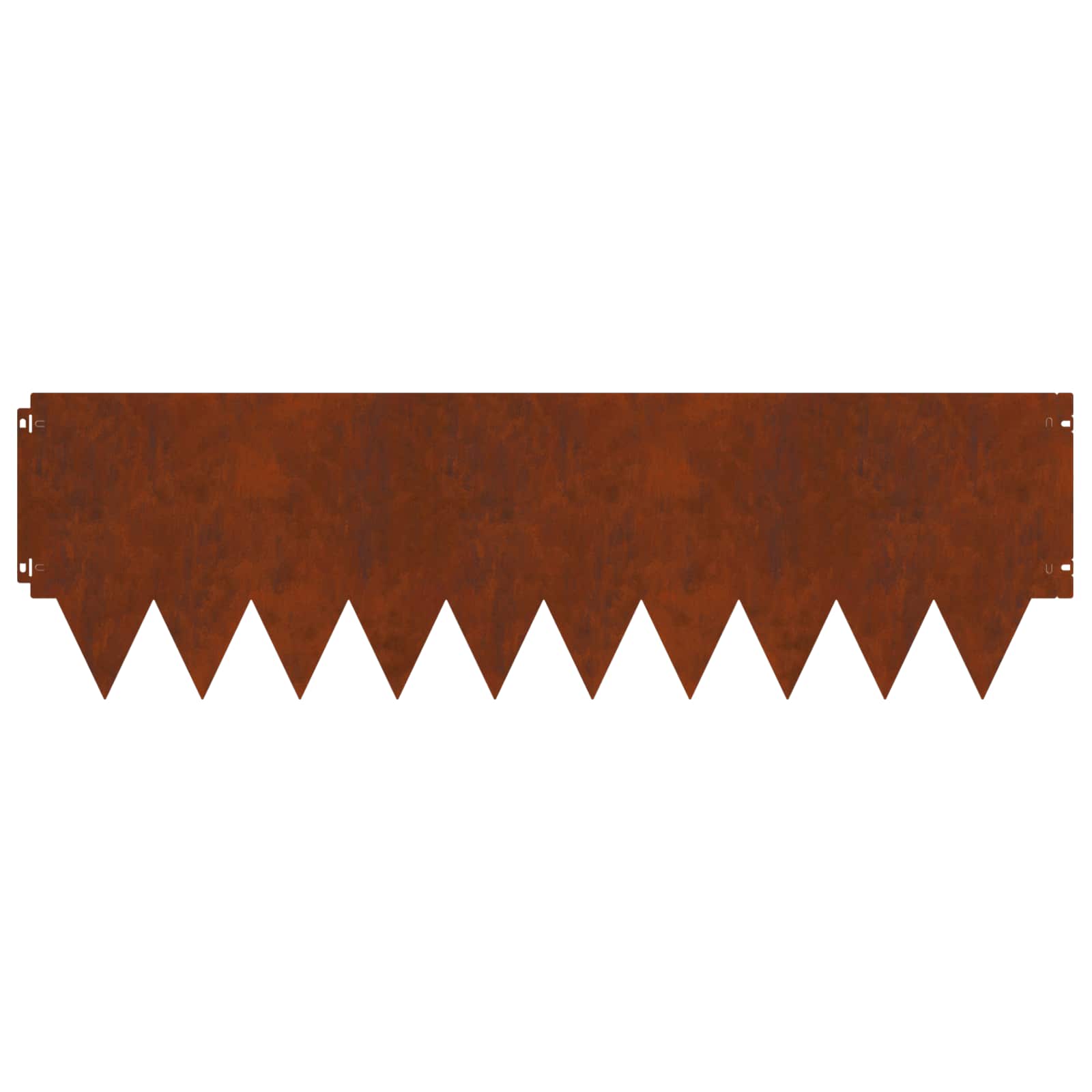 Tuinrand 20 st 103 x 30 cm metaal Roestig