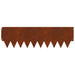 Tuinrand 20 st 103 x 30 cm metaal Roestig