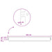 Gazonrand 20 st 103 x 10 cm Staal Antracietkleurig