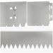 Gazonrand 50 st 103 x 10 cm Staal Zilverkleurig