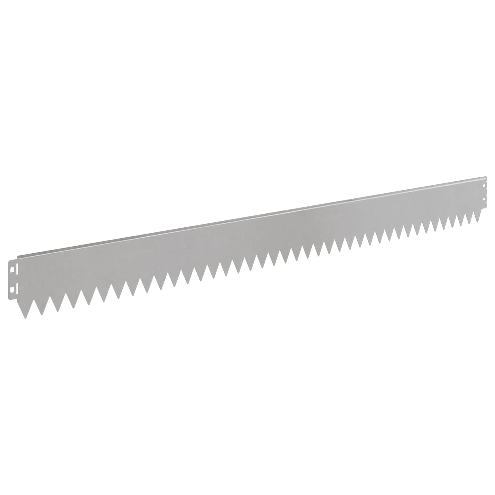 Gazonrand 50 st 103 x 10 cm Staal Zilverkleurig