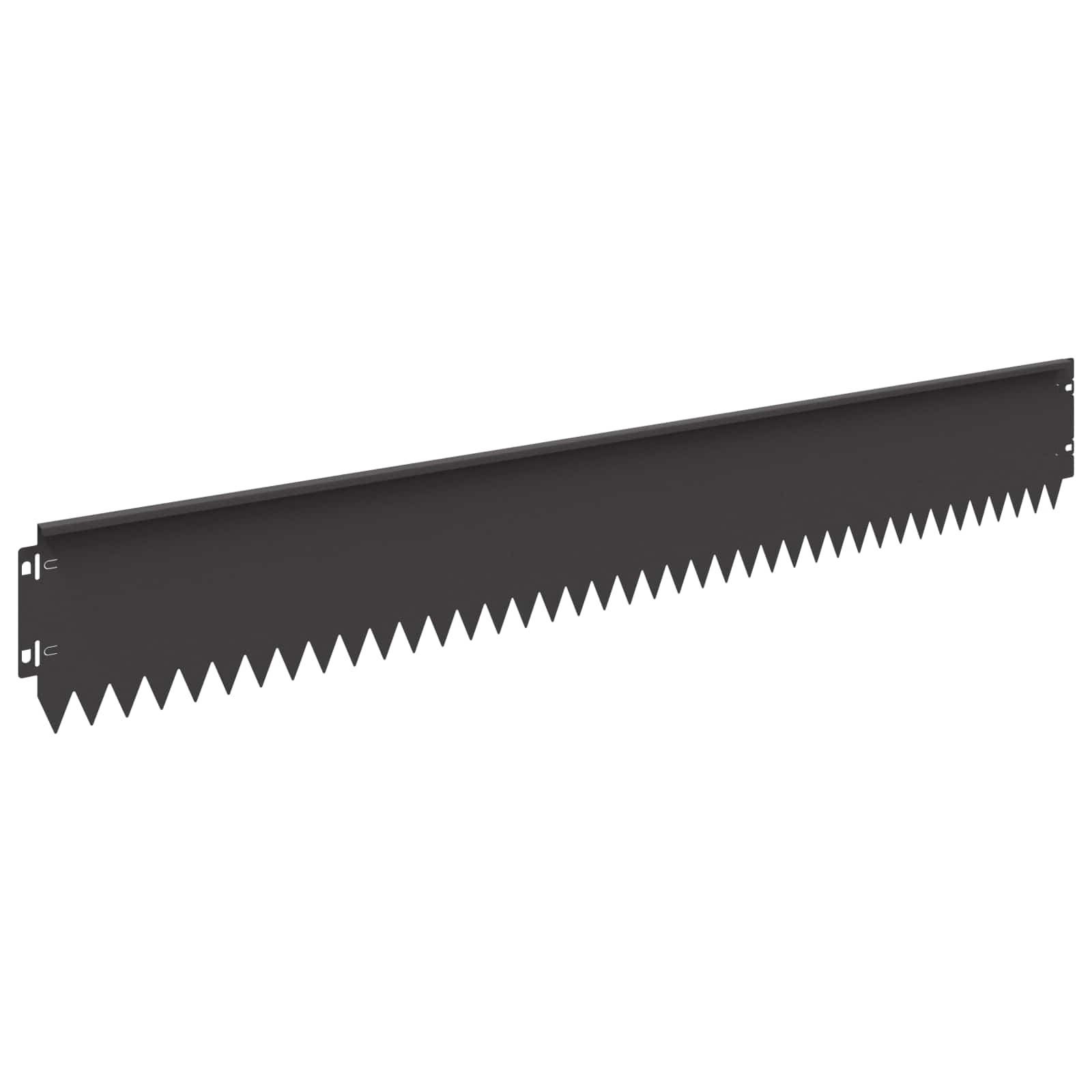Gazonrand 20 st 103 x 15 cm Staal Zwart