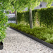 Gazonrand 30 st 103 x 15 cm Staal Zwart