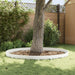 Gazonrand 10 st 103 x 15 cm Staal Wit
