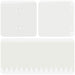 Gazonrand 30 st 103 x 15 cm Staal Wit