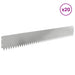 Gazonrand 20 st 103 x 15 cm Staal Zilverkleurig
