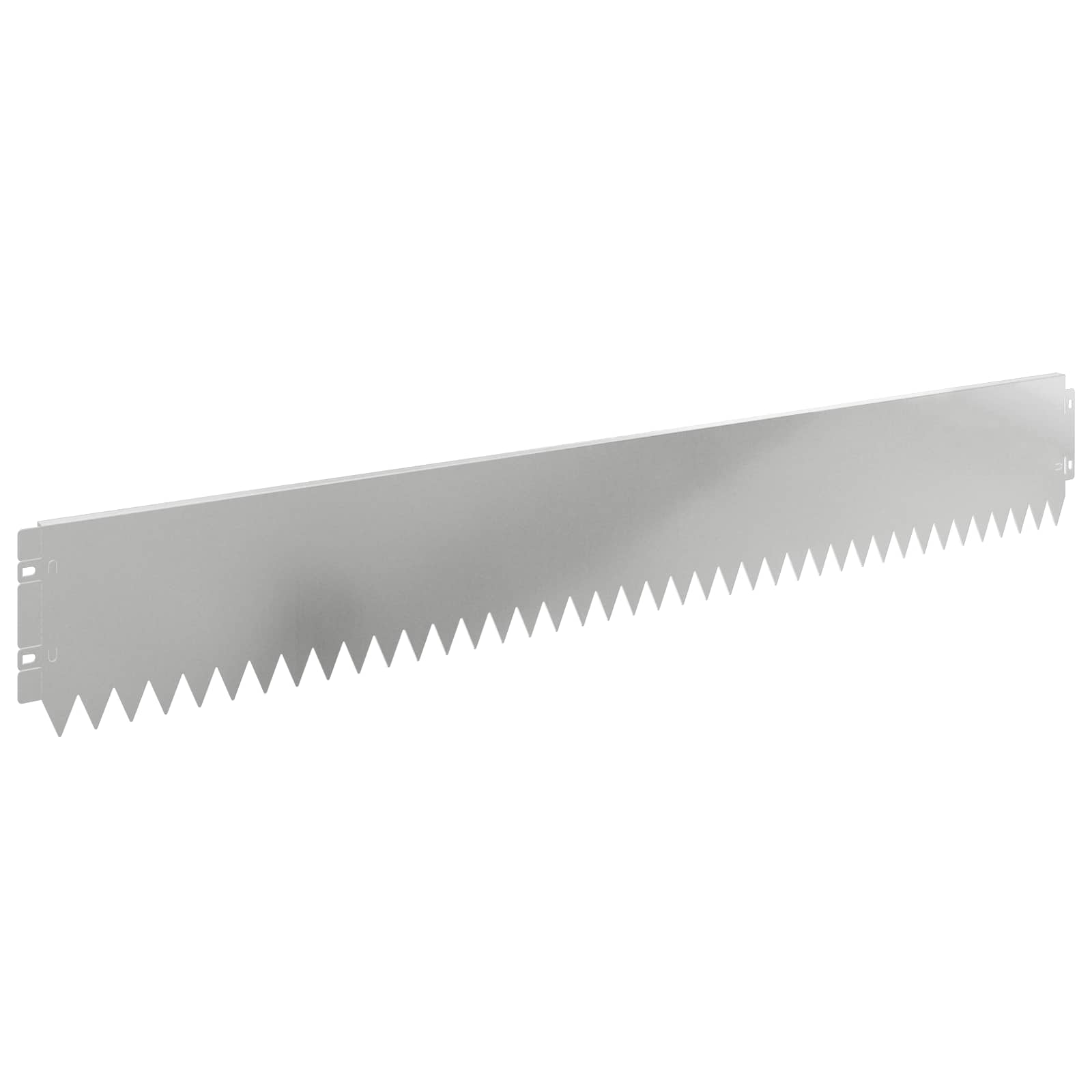 Gazonrand 30 st 103 x 15 cm Staal Zilverkleurig